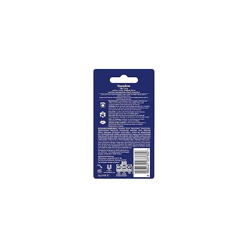 Vaseline - Bálsamo Labial, Lip Color Care Stick (3.0 g),