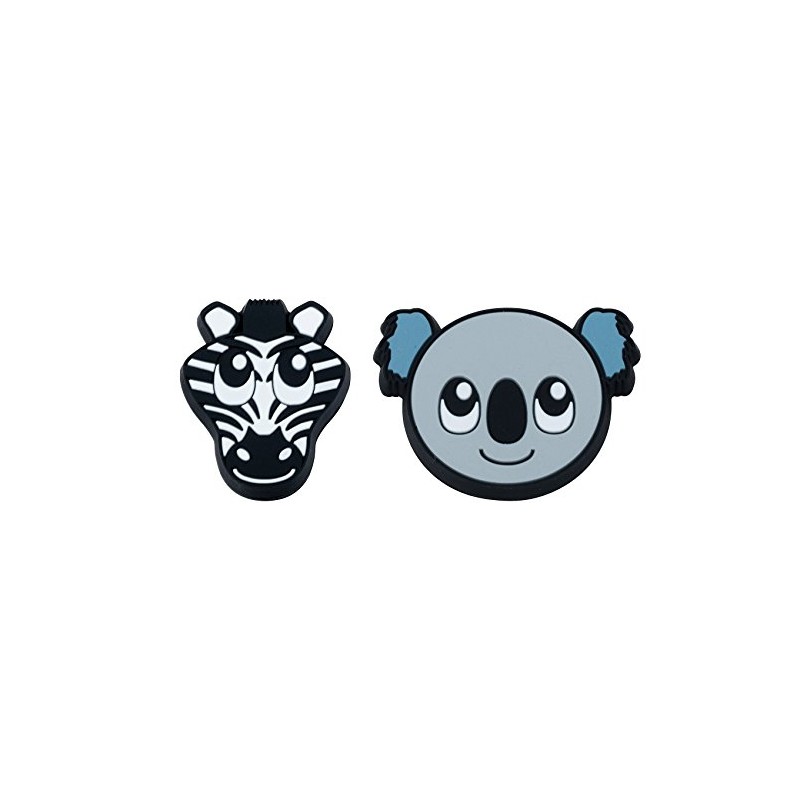 Gamma Sports Zoo Damps Vibration Dampeners(2-Pack) - Koala/Zebra