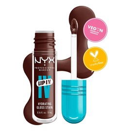 Tinta para Labios NYX Professional Makeup Lip IV | Hidratante y Brillante | Tono Cool Brown