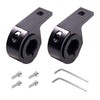 NWpangu 2Pcs Motorcycle Mounting Brackets 1.25" Horizontal Bull Bar Clamps,