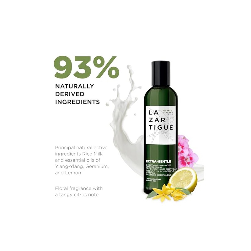 Lazartigue Extra-Gentle Shampoo For Women 8.4 oz Shampoo