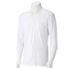 [Men's] Open Front Shirt (3/4 Sleeves, Hook-and-eye Closure) (Set of