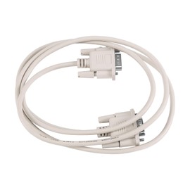 Aswalling 1.4M RS232 DB9 9 Pin Male to VGA Video 15 Pin Male Adapter Cable Light Gray