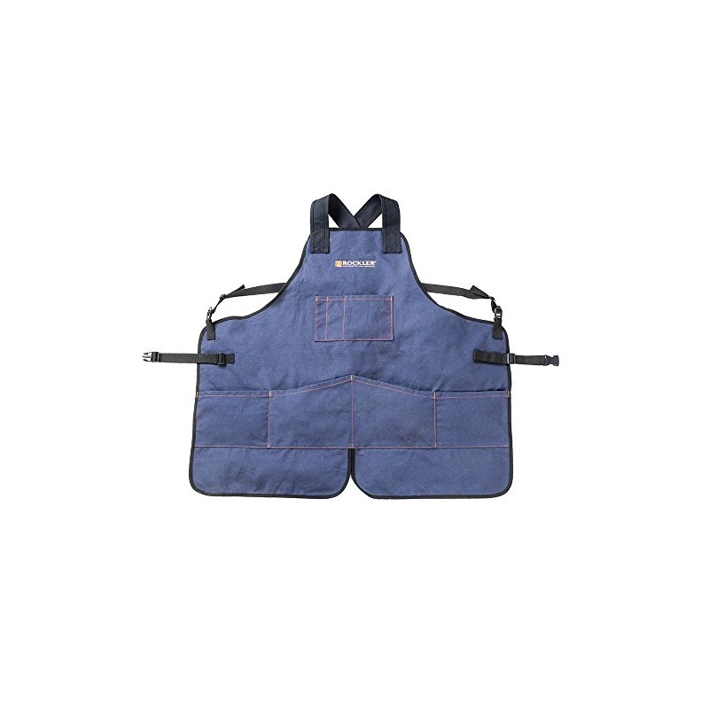 ROCKLER Cross-Back Shop Apron | Woodworking Apron for Men with