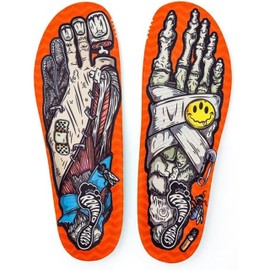 Remind Insoles Destin Impact | Dead Foot | Shoe Inserts for Low Arch Support | Skateboarding & Snowboarding | Walking, Hiking, Running | Lightweight Comfort | Mens Size 4-4.5