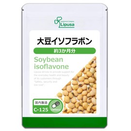 Lipsa Soy Isoflavone C-125 (90 Capsules), Supplement, Women’s Specific, Monthly Rhythm, Beauty, Health, Balance, Lifestyle Habits, Capsules, Made in Japan