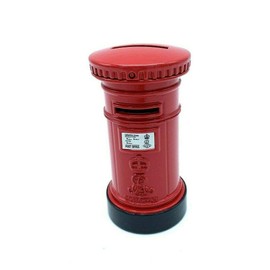 London Red Post Box Money Box, Made of Die Cast Metal, London Collectable Souvenir
