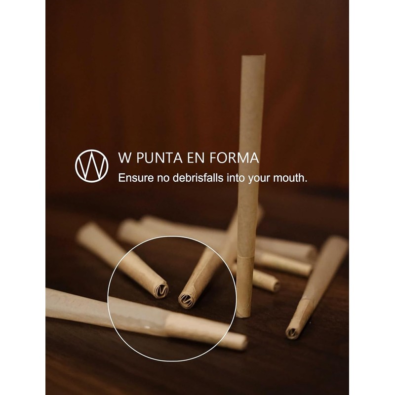 GLINTYU Conos Pre Rolados 200 Unidades, Brown | 108 mm