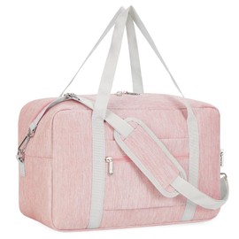 for Ryanair Airlines Underseat Cabin Bag 40X20X25 Foldable Travel Duffel Bag Holdall Tote Carry on Luggage Overnight for Women and Men 20L (Pink)