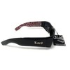 Locs Mens Hardcore Gangster Sunglasses Bandana Print BLACK/RED