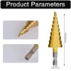 Aniuge Step Drill Bit-3PCS Hss Step Bits Set High Speed