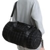 Dassymia Quilted Duffel Gym Bag for Men and Women Carry
