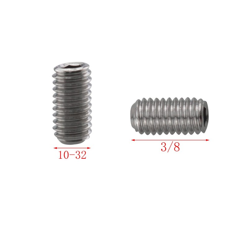 Socket Set Screws DGBRSM 25pcs 10-32 x 3/8" Stainless Steel