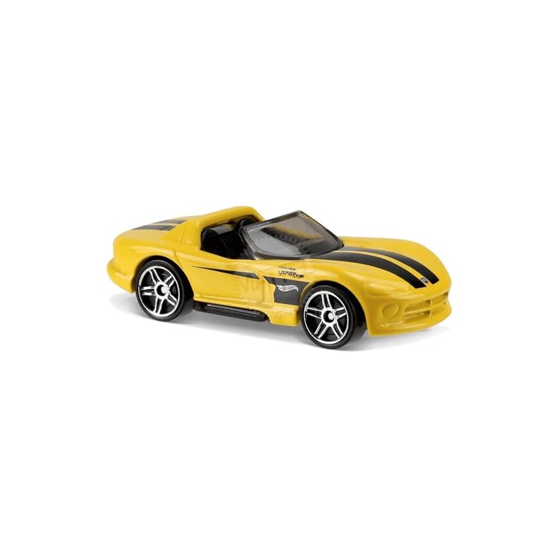 Hot Wheels 2017 Dodge Viper RT/10 Yellow Then and Now
