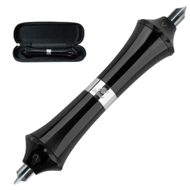 SANDIAN Professional Golf Club Groove Sharpener, Dual Blade SKD11, High Hardness with Carrying Case, Black