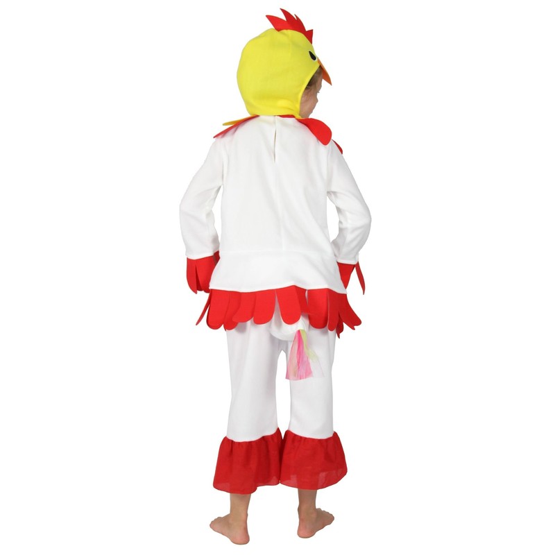 Foxxeo Chicken Costume Chicken Costume Chicken for Children White Children's