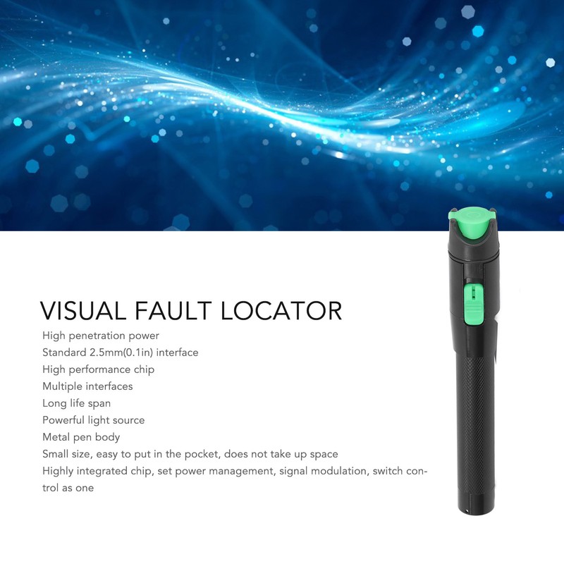 20MW Pen Type Fiber Optic Visual Fault Locator Highly Integrated