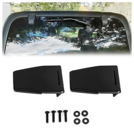 ECOTRIC Rear Window Hinge Set Compatible with 1987-1995 1997-2006 Jeep Wrangler YJ TJ LJ Replacement for 926-119 5013722AA 5013722AB 5013723AA Hardtop Liftgate Glass Hinges Left & Right