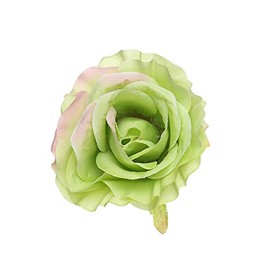 YAZILIND Big Rose Hairclip Retro Banquet Studio Shooting Props Headwear Green