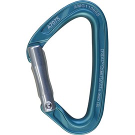 Loc'Teryx RTAMG11090 Climbing Climbing Carabiner Light Tech Nose Free Blue (BL)