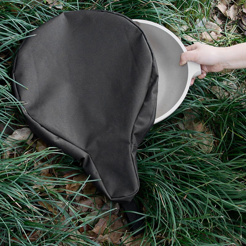 Kuuleyn Skillet Bag,Dutch Oven Bag,600d Oxford Cloth Cast Iron Skillet
