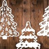 hinana 4pcs/Set Christmas Tree Metal Die Cuts,Merry Christmas Tree Cutting