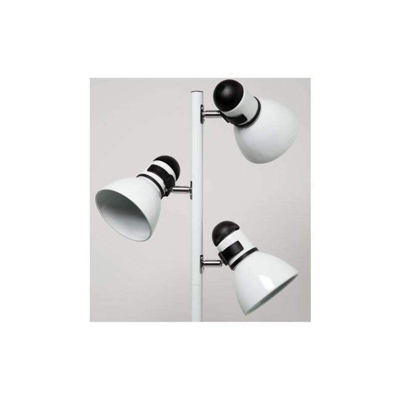 Boston Harbor TL-TREE-134-WH Three Light Tree Lamp, 65", White