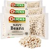 Glicks Navy Beans 16oz (3 Pack) | Perfect for Chili,