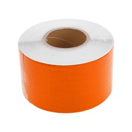 HOPESPANNER Universal 164.04ft x 3.94In Air-Release Adhesive Pinstripe Tape Reflective Automotive Pinstriping Tape PVC Orange