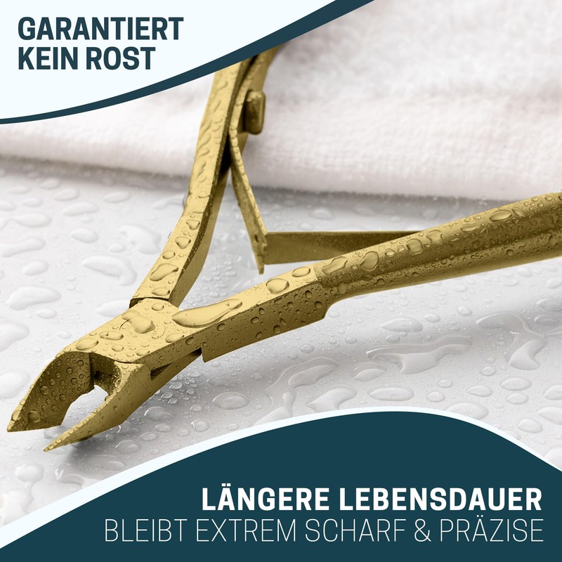 KLINGENHELD® Precise Cuticle Nippers with 1 Cuticle Pusher - Very