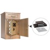 Litoexpe 6 PCS Magnetic Door Catch Brown, Heavy Duty Single