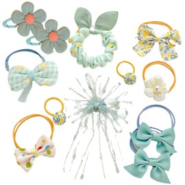 HappyHome Hair Clips, Kids Hairpins, Hair Clips, Hair Clips, Hair Clips, Hair Clips, 12-Piece Set, Colorful, Cute, Kids Accessary, cloth, Fabric