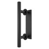 SMARTSTANDARD 2PCS 12" Pull and Flush Barn Door Handle Set,