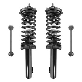 Front Pair Suspension Complete Struts & Springs with Sway Bar Link Kit Replacement for 2005-2010 Jeep Grand Cherokee