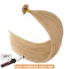Elailite Real Hair Bonding Extensions, 1 g/strand, 50 cm, #27