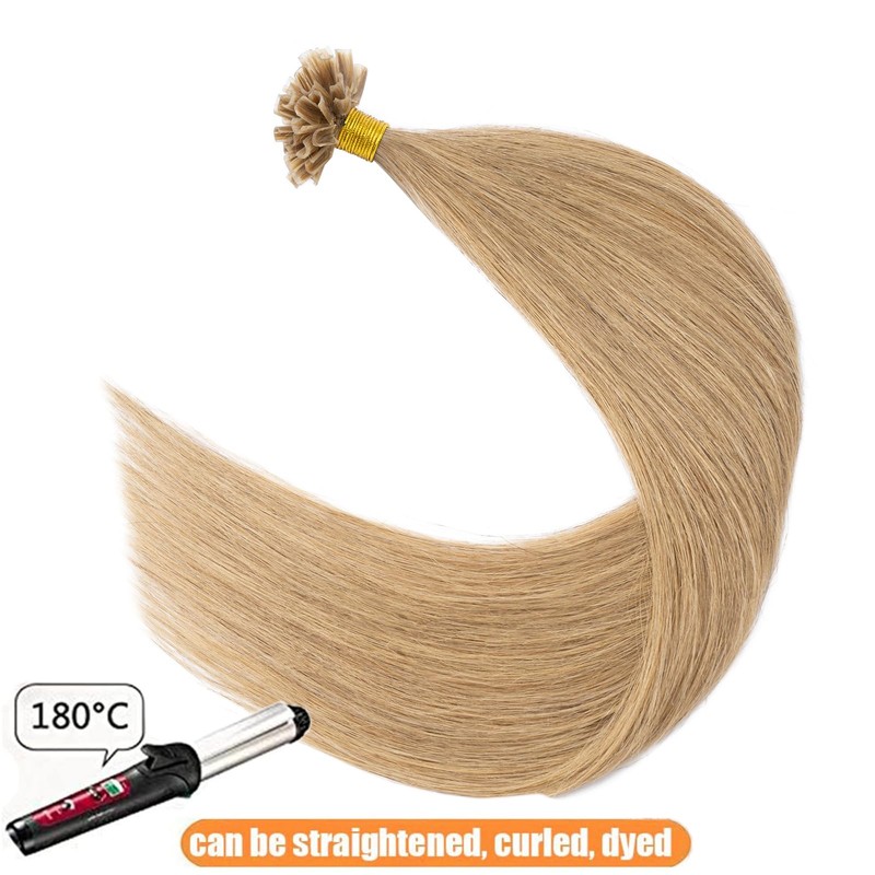Elailite Real Hair Bonding Extensions, 1 g/strand, 50 cm, #27