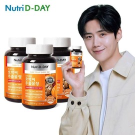 Nutri-D-Day Premium Pumpkin Seed Extract Tablets, 60 tablets x 3, total 6-month supply / 뉴트리디데이 프리미엄 호박씨추출물정 60정 x 3개 총6개월분