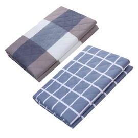 Waterproof Sheets, Nursing, 2 Pieces, For Halves, Waterproof, Absorbent, 100% Cotton, Breathable, Quick Drying, Portable, Convenient, Travel, Place Then, For Children, Washable, Bedwetting Sheets,