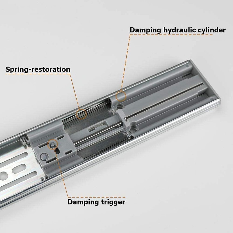 LONTAN 16 inch Heavy Duty Soft Close Drawer Slides 1