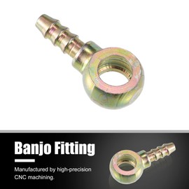 MACHSWON 3pcs Car Banjo Fitting Fuel Line Adapter 8mm ID Hose Barb 5.5mm for Motorcycle Car