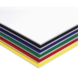 Pacon Fome-Cor Foam Board, 3/16" Thick, 20"x30", 10 Sheets Assorted