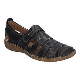 Josef Seibel Rosalie 45 Women’s Fisherman Sandal, Black, EU 38 (US 7-7.5) Medium