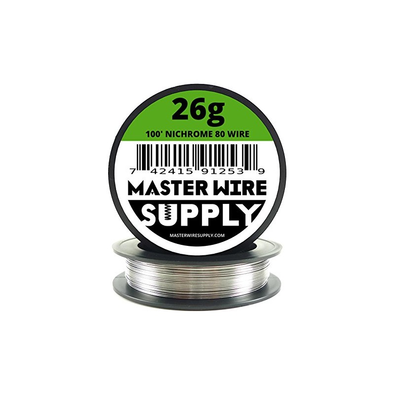 Nichrome 80-100' - 26 Gauge Wire - 100ft - 0.4mm