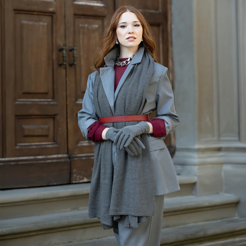 MAPIMANIA - Cashmere Stole for Women Winter Made in Italy