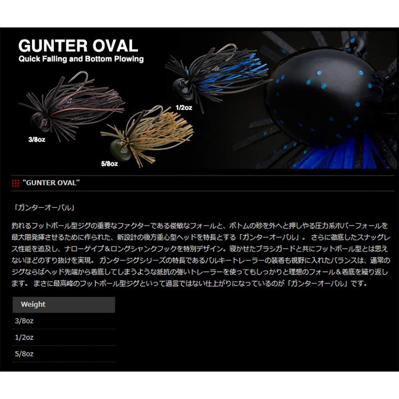 Nories Gunter Oval Lure, 5/8 oz, 162 Japan Shrimp