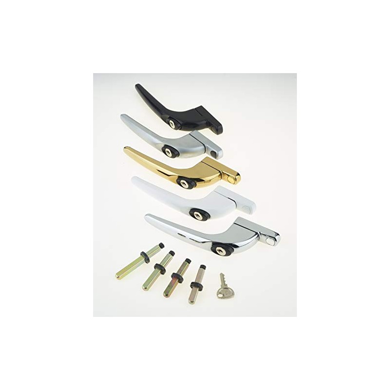 Yale YES-WHMS-PC Essentials Multi Spindle UPVC Window Handle - White,