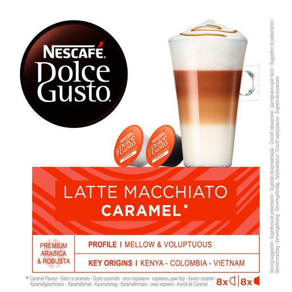 Nescafe Dolce Gusto Caramel Latte Macchiato by NescafÃ