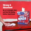 TOOLBOX Professional White Rags Shop Towels Center Pull Box for