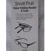 Spare Pair Folding Eyeglasses Reading Glasses & Case Tortoise Foster