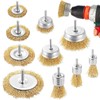 Eleechen 10 Pcs Drill Wire Brush Set, 1/4" Wire Brush